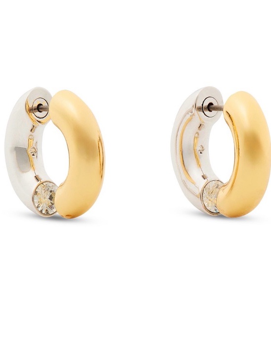 kate spade Jewelry - New Kate Spade Crystal Hoop Earrings